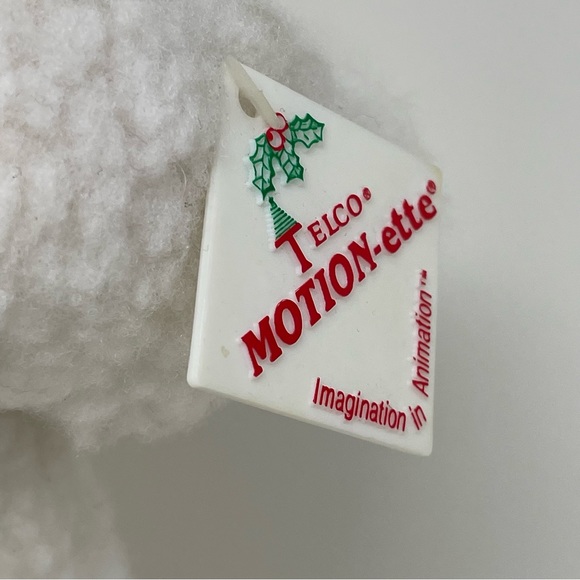 Vintage Telco Motion-ette blonde girl Blue Eyes in white snowsuit automatic move - Picture 10 of 11